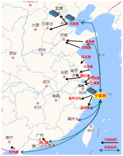 业务范围覆盖长三角地区与沿海港口